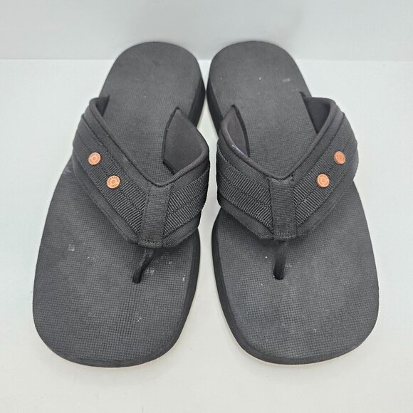 Andersson Bell | black strappy outdoor summer flip-flop sandals | MENS 9 main image 4